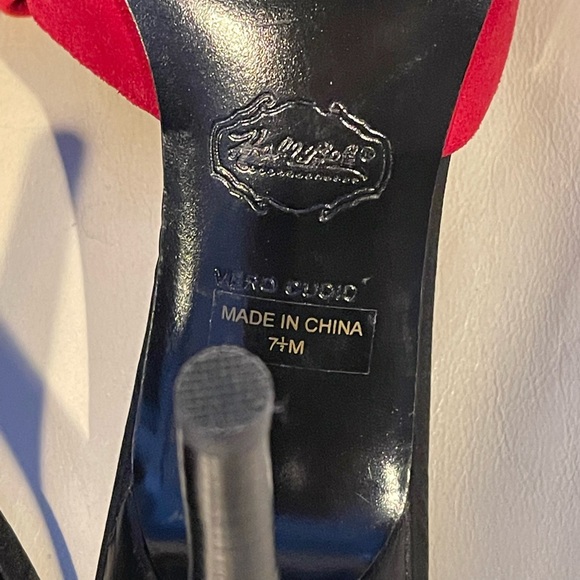 Hale Bob ALTERED Music note embellished heels 7.5 - Picture 8 of 10